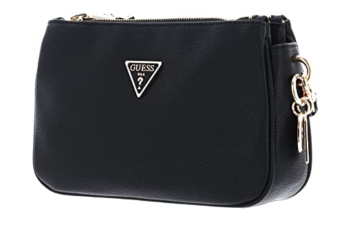 TRACOLLINA DOPPIA ZIP KERSTI MINI GUESS NERO, T.U.