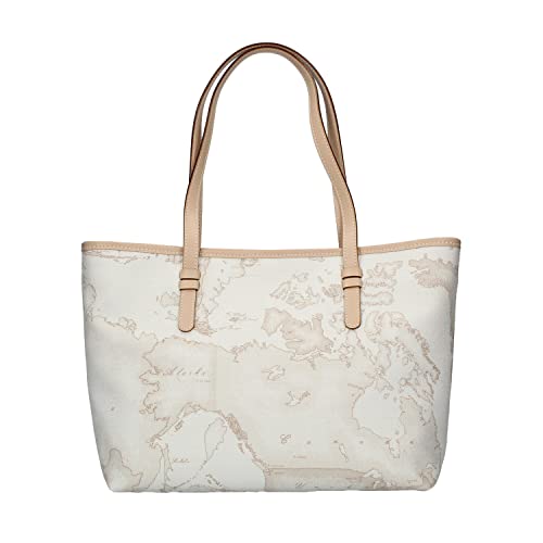 BORSA PRIMA CLASSE ALVIERO MARTINI GEO WHITE SHOPPING MEDIA CD0046188