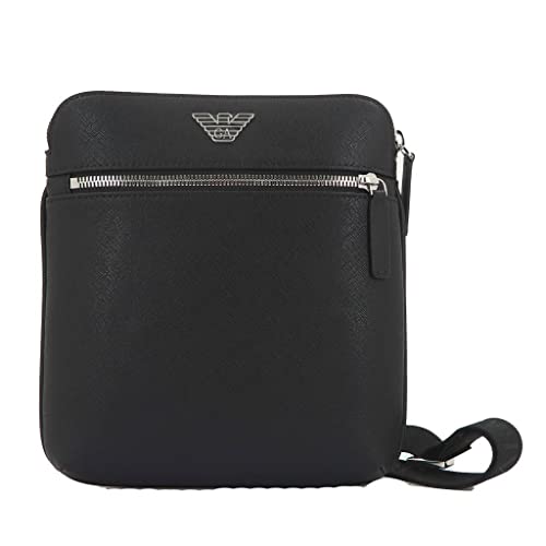 Emporio Armani BORSELLO TRACOLLA ZIP E LOGO Nero UNICA