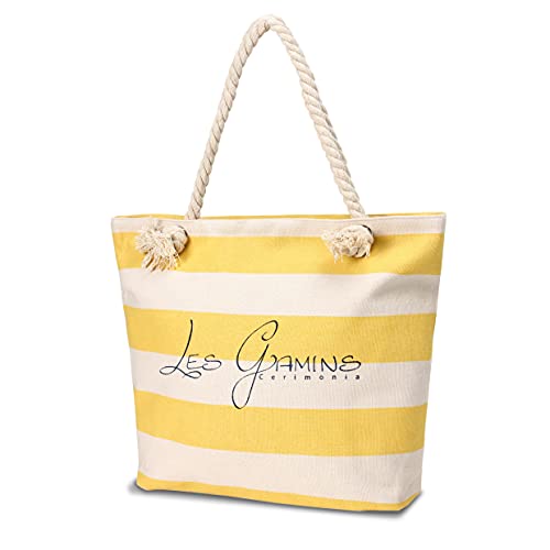 Les Gamins Paris Borsa da Spiaggia in Tela, Borse a Spalla da Donna,...