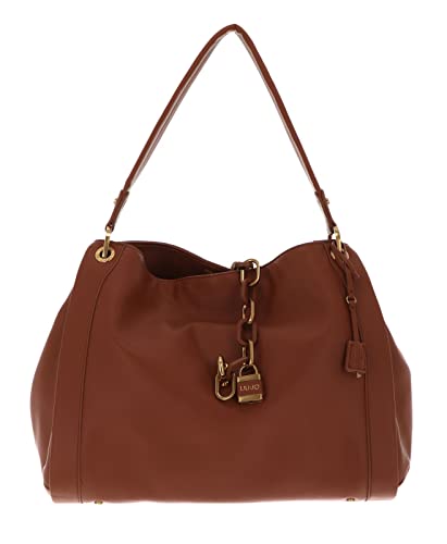 Borsa a spalla Liu-jo Hobo marrone B22LJ51 NF1046 Grande