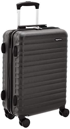 Amazon Basics - Trolley rigido utilizzabile come bagaglio a mano,...
