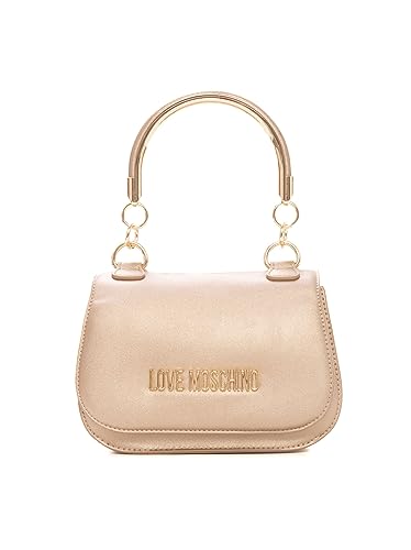 Love Moschino JC4286PP0GKF0, Borsa a Mano, Donna, Oro, Taglia unica