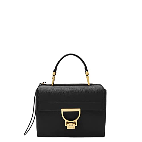 Coccinelle Arlettis Handbag Grainy Leather Noir, Taglia unica