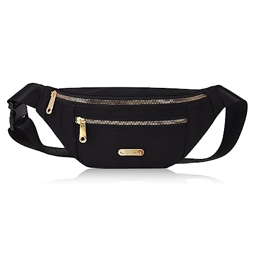 WisePoint Bum Bag, tessuto Oxford Fanny Pack con cinturino regolabile,...