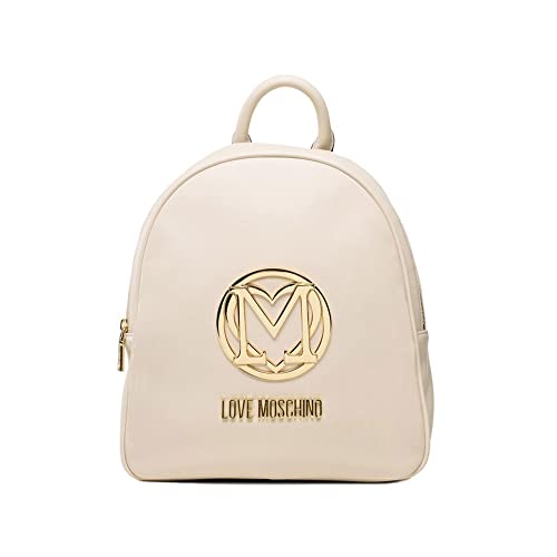 Love Moschino Zaino Bianco Zaino Avorio Donna 30x26x15 cm