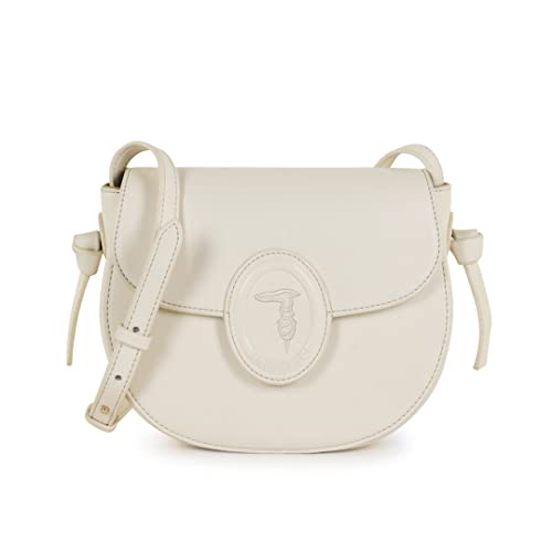 Trussardi Borsa cross-body piccola Amber in similpelle martellata...