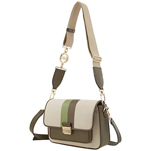 Michael Kors Borsa messenger Bradshaw media in similpelle e tela con...