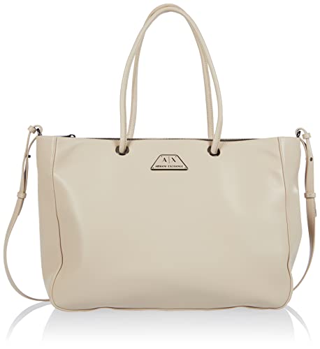ARMANI EXCHANGE Alpha, Logo Plate, Sustainable, Big Size, Shopper...