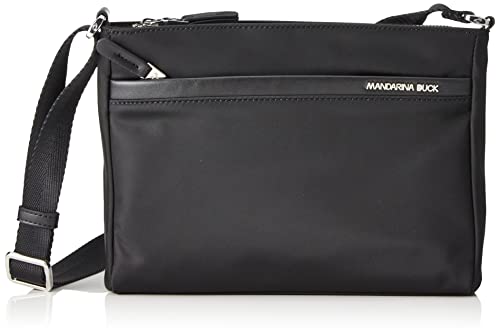 Mandarina Duck Hunter P10vct30, Borsa A Tracolla Donna, Nero (Black),...