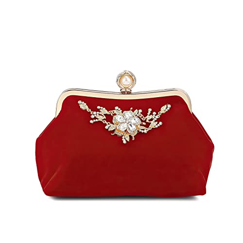 DIRRONA Squisito Donna Borse Mano Piccolo Pochette Elegante Borsa Per...