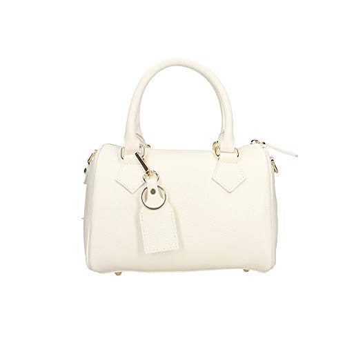 Chicca Borse Borsa a Mano Donna in Pelle Made in Italy 22x15x13 Cm