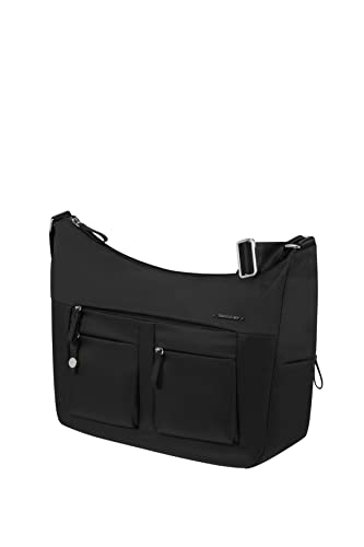 Samsonite Move 4.0, Borsa a tracolla M con 2 scomparti, Nero (Black),...
