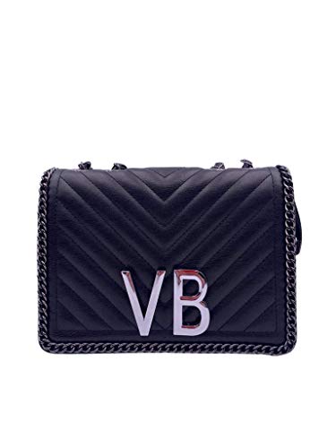 FASHION MODA Borsa da donna trapuntata con tracolla e personalizzata...