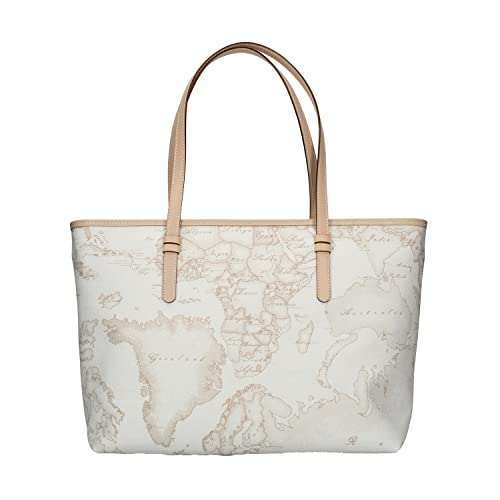 BORSA PRIMA CLASSE ALVIERO MARTINI GEO WHITE SHOPPING GRANDE CD0076188...