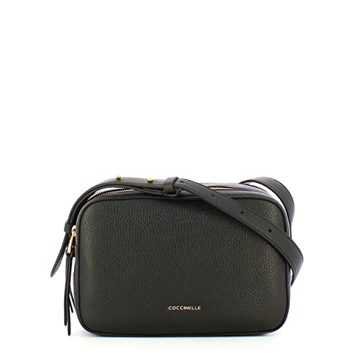 Coccinelle Borsa a Tracolla Lea Doppia Zip Borsa Tracolla Nero Donna...
