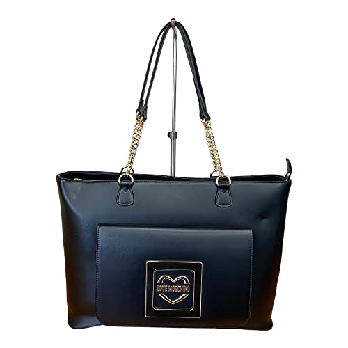 Love Moschino JC4305PP0GKV0, Borsa a Mano, Donna, Nero, Taglia unica