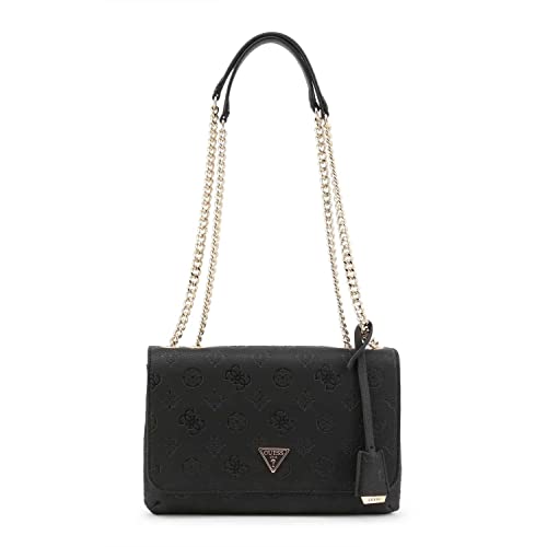 Guess Helaina Convertible, Borsa Donna, Nero, Taglia Unica