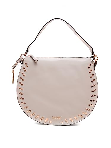 Borsa donna Liu-jo tracolla/spalla Cordiale Hobo M ecopelle champagne...