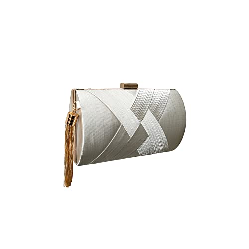 CORIOS Clutch Donna Borsetta da Sera Borsa a Spalla con Frange...