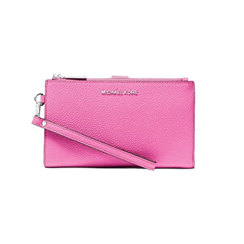 Michael Kors Jet Set DBLZP Wristlet, Borsa Donna, Cerise