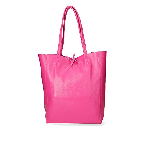 Chicca Borse Borsa a Mano Shopper da donna in pelle made in Italy -...