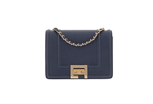 Elisabetta Franchi BS78A06E2 borsa tracolla BLU