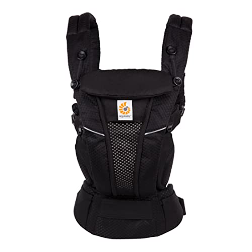 Marsupio Ergobaby Omni Breeze per neonati, 4 posizioni SoftFlex Mesh...