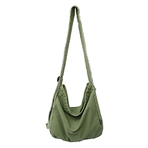 Sumleno Grunge Bag Hobo Boho Hippie Crossbody Bag Sling Borse per...