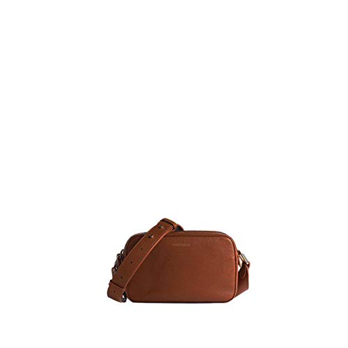 Coccinelle Rendez-Vous Tracolla con Doppia Cerniera Marrone 15 x 23 x...