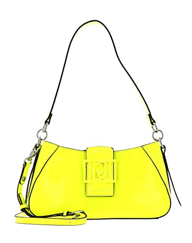 Borsa a spalla/tracolla Liu-jo entusiasta in ecopelle giallo fluo...