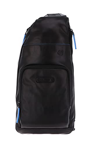 Piquadro Blue Square Revamp RFID Borsa sling nero