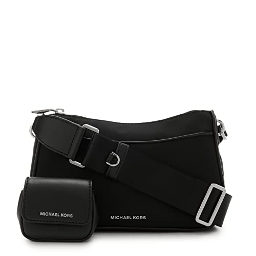 Michael Kors Jet Set MD XBODY Strap, Borsa Donna, Black