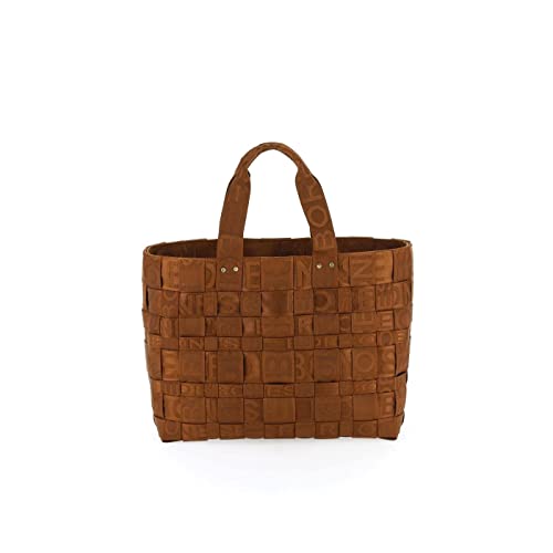 Borbonese DONNA BORSA SHOPPING LARGE NASTRO LOGATO 924522H27 Marrone...