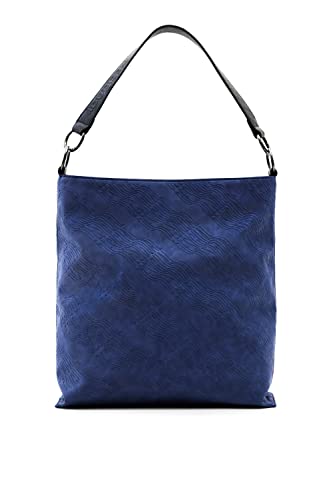 Desigual, BAG_LOGORAMA BUTAN 5031 AZUL NOCHE Donna, Blu, U