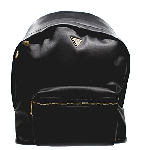Guess Scala Smart Compact Backpack, Borsa Donna, Black, Taglia Unica