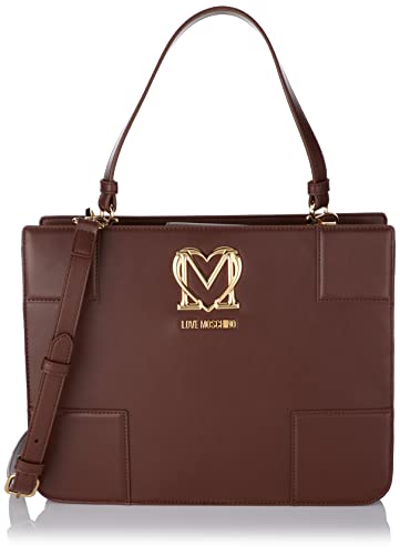 Love Moschino JC4412PP0FKQ0, Borsa a Spalla, Donna, Marrone, Taglia...