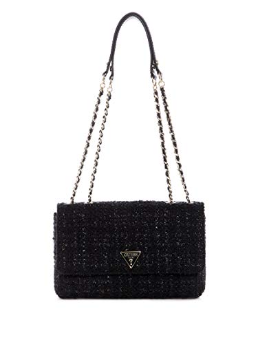Guess CESSILY Convertible XBODY Flap, Bags Crossbody Donna, Black, One...
