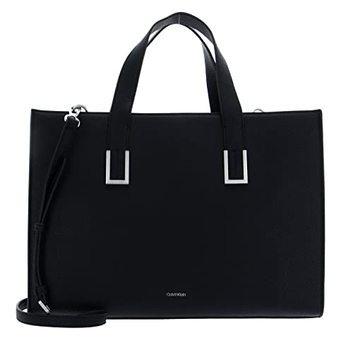 Calvin Klein Borsa Tote Bag Donna Ck Must Plus Large con Tasche...