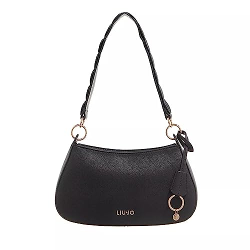 LIU_JO Borsa a spalla nera, Nero, Taglia unica