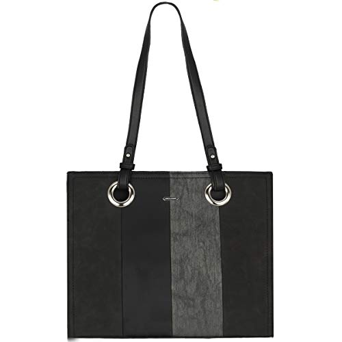 David Jones - Borsa a Spalla Multicolore Donna - Tote Shopper Strisce...