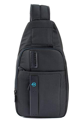 PIQUADRO CA4827P16/CHEVBLU, Monospalla Porta iPad Unisex-Adulto, Blue...