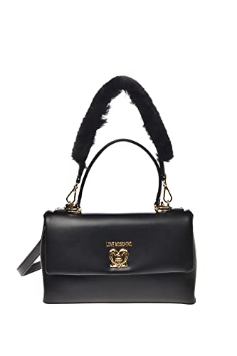 Love Moschino JC4394PP0FKO0, Borsa a Mano, Donna, Nero, Taglia unica