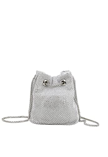 QUEEN HELENA Pochette Leggera Rigida Clutch Elegante a Mano e Tracolla...