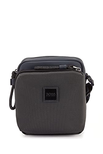 BOSS - Borsa da uomo Pod_NS, con cerniera, Black1, ONESI