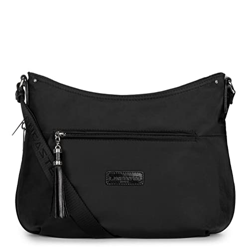 Lancaster Basic Pompon Shoulder Bag Noir