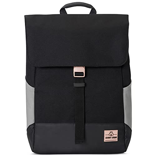Johnny Urban Zaino Donna e Uomo Nero Rosa - MIKA - Zainetto con Vano...