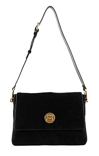 Coccinelle Liya Suede Handbag Noir/Noir