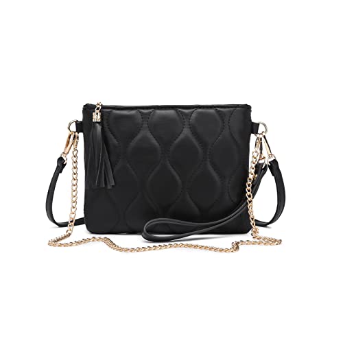Miss Lulu Small Crossbody Bag Borsa morbida in pelle Pu per le donne...