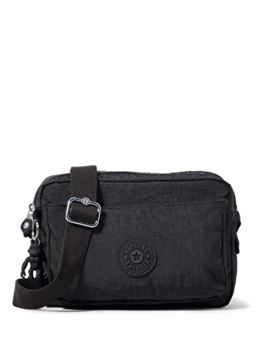 Kipling ABANU M, Borse a Tracolla, Donna, Nero (Black Noir), Taglia...